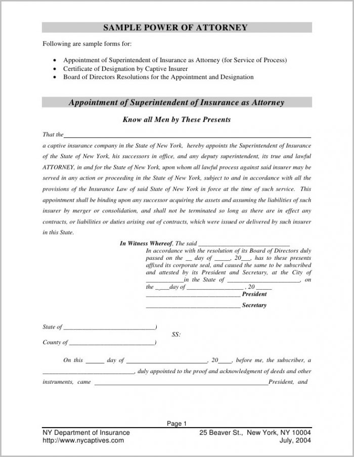 Pa Corporate Power Of Attorney Form Pa Corporate Power Of Attorney Form