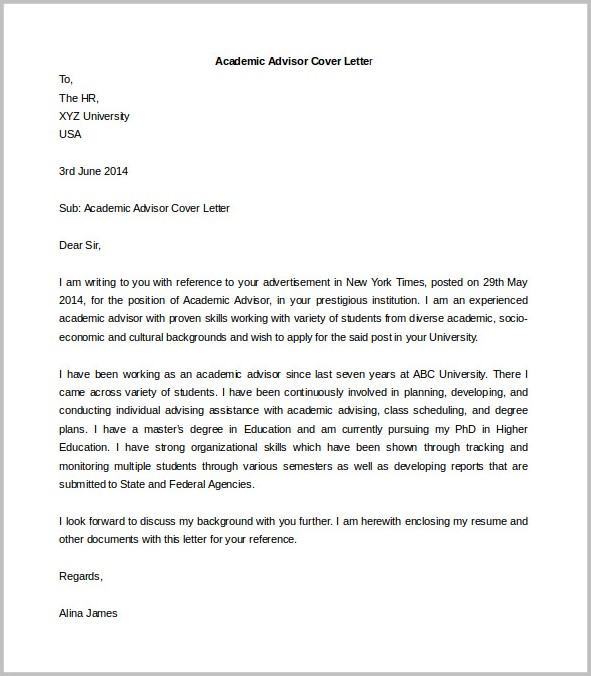 Printable Cover Letter Format Printable Cover Letter Format