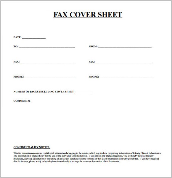 Printable Fax Cover Letter Pdf Printable Fax Cover Letter Pdf