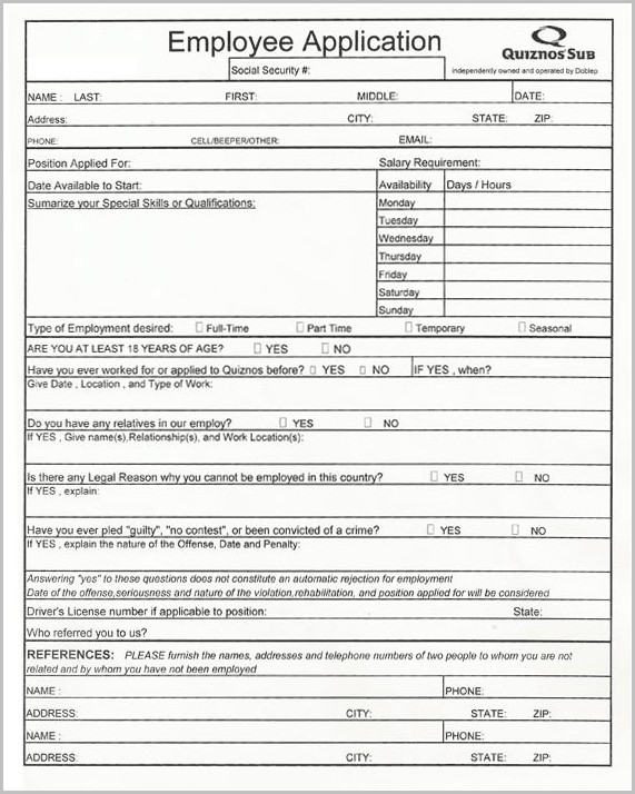 applications sample job printable Resume Examples applications – Job applications sample job printable Resume Examples applications – Job