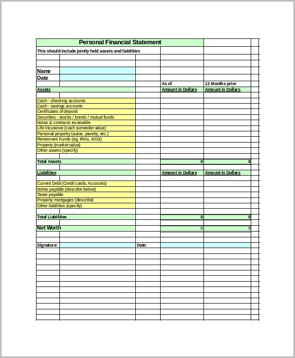 form resume examples profit and loss statement template for mac
