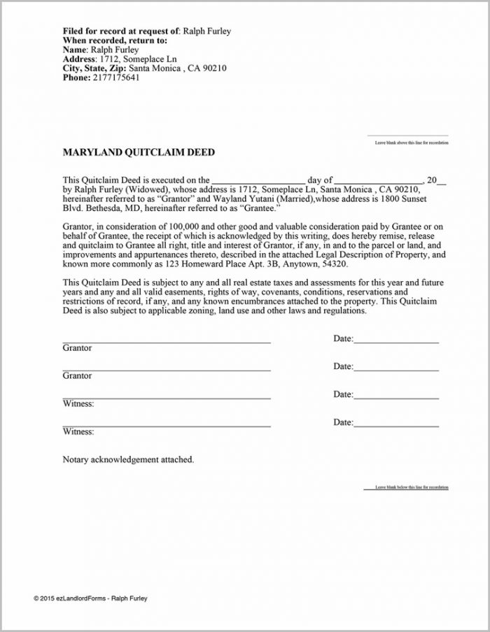 Quit Claim Deed Form Cobb County Ga Quit Claim Deed Form Cobb County Ga