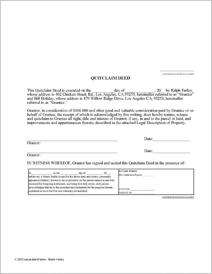 Quit Claim Deed Form Dekalb County Georgia Quit Claim Deed Form Dekalb County Georgia
