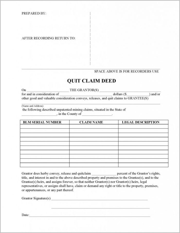 Quit Claim Deed Form Georgia Sample Quit Claim Deed Form Georgia Sample