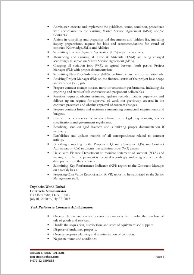 Resume And Cover Letter In One File Resume And Cover Letter In One File