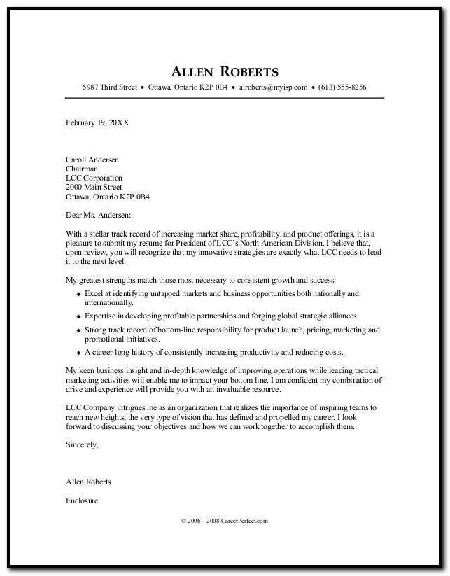 Resume Cover Letter Career Builder Resume Cover Letter Career Builder