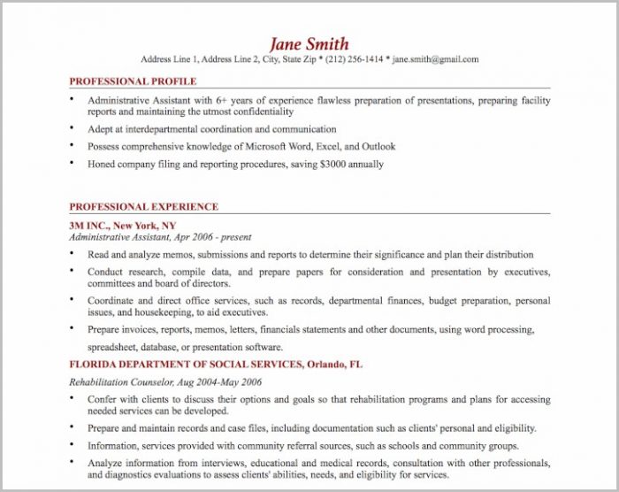Resume Templates For Word Resume Templates For Word