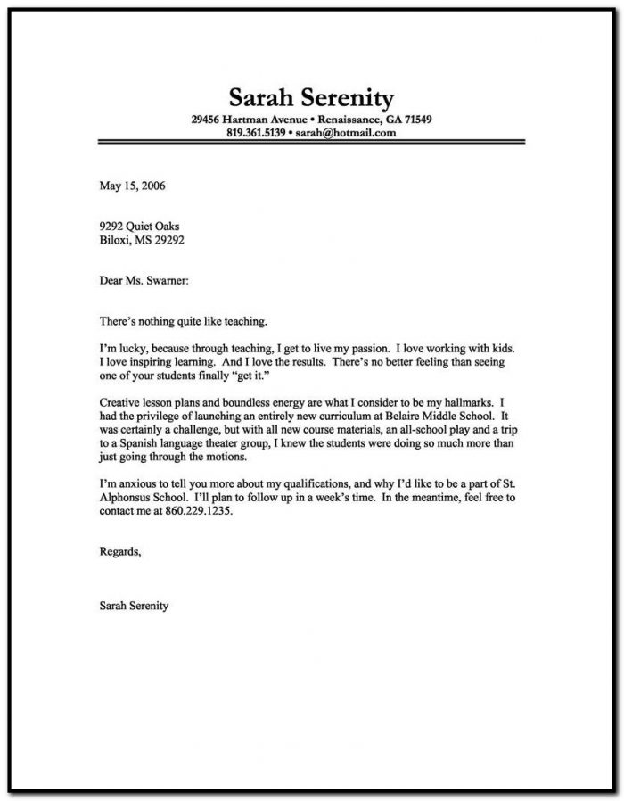 Sample Cover Letter For Business Teaching Position Sample Cover Letter For Business Teaching Position