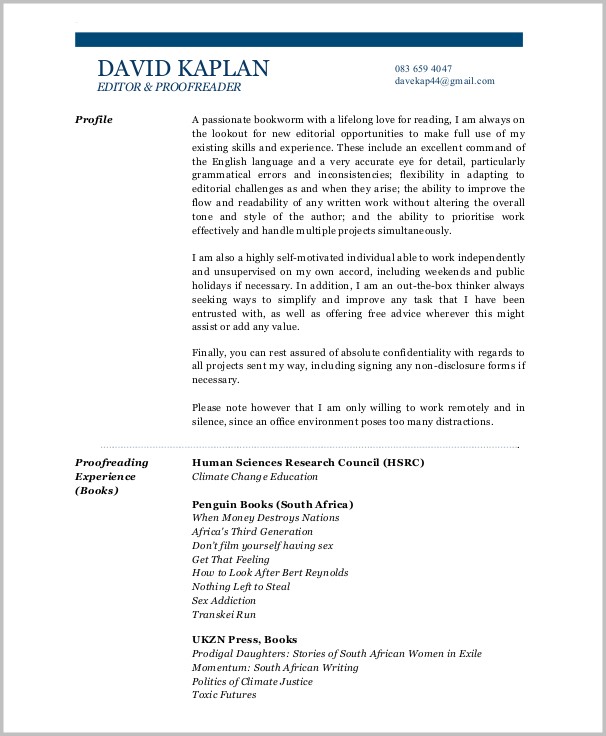 Sample Cover Letter For Proofreader Position Sample Cover Letter For Proofreader Position