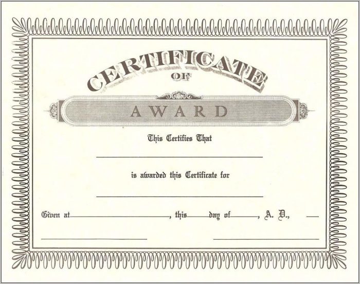 Sample Of Certificate Of Appreciation Template Sample Of Certificate Of Appreciation Template