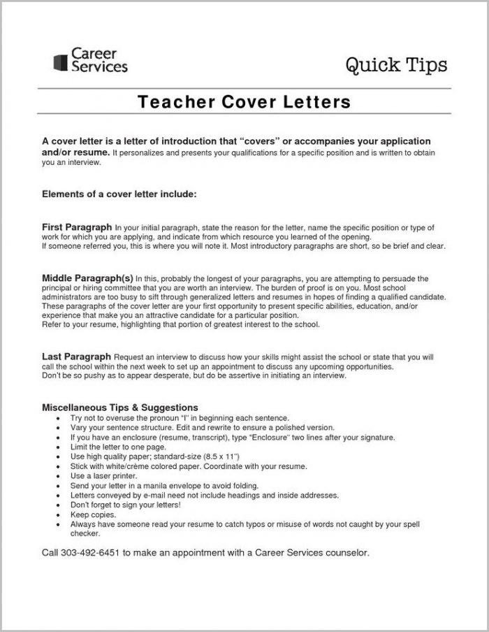 Sample Resume And Cover Letters For Teachers Sample Resume And Cover Letters For Teachers