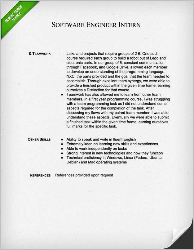 Sample Resume Cover Letter Engineer Sample Resume Cover Letter Engineer