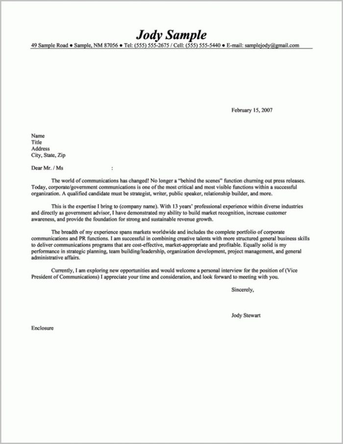 Samples Of Resume And Cover Letter Samples Of Resume And Cover Letter