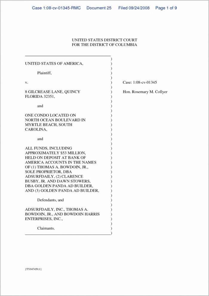South Carolina Court Form 4 South Carolina Court Form 4