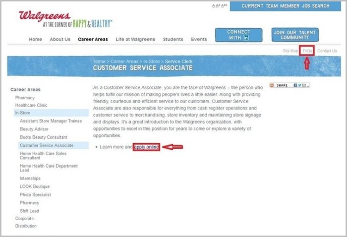 Walgreens Job Application Website Walgreens Job Application Website