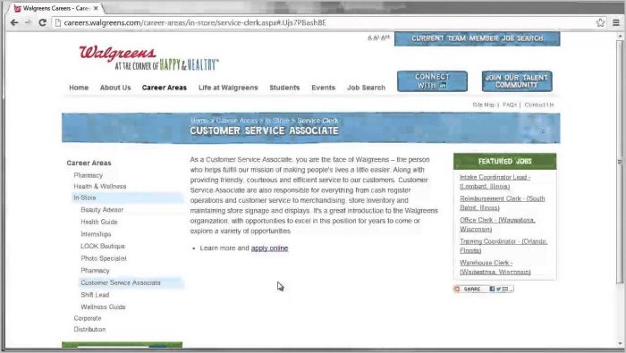 Walgreens Jobs Application Online Walgreens Jobs Application Online
