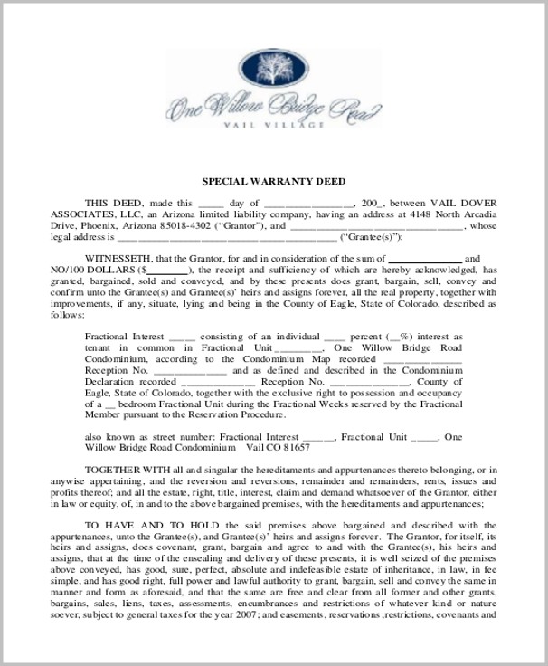 Warranty Deed Form Arizona Warranty Deed Form Arizona