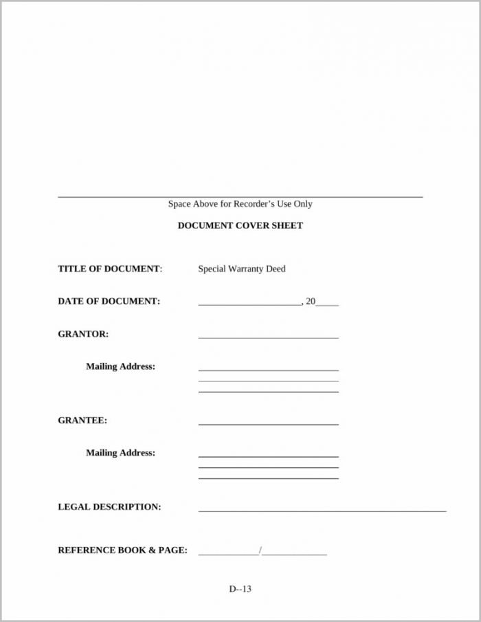 Warranty Deed Form For Missouri Warranty Deed Form For Missouri