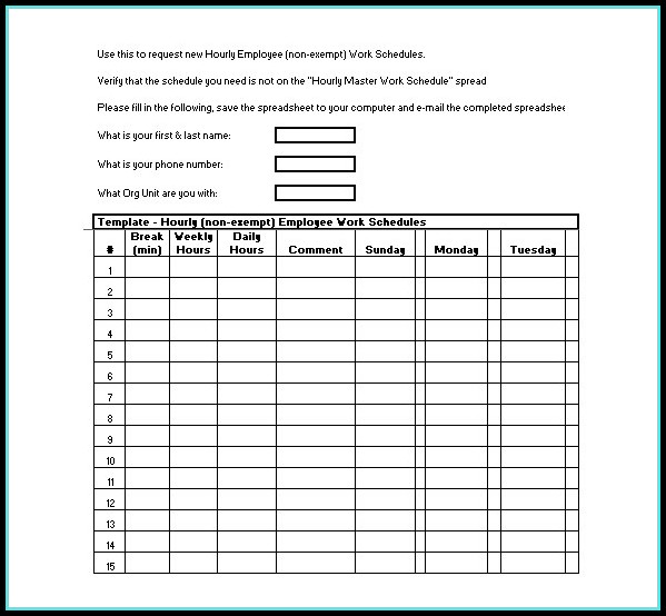 12 Hour Rotating Schedule Template 12 Hour Rotating Schedule Template