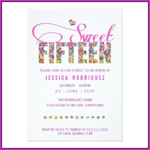 15th Birthday Invitation Templates Free 15th Birthday Invitation Templates Free