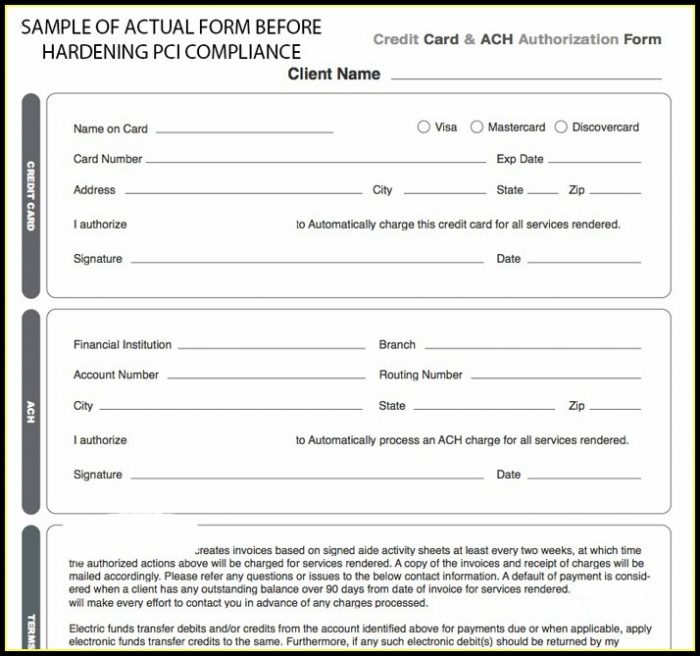Ach Vendor Payment Form Template Ach Vendor Payment Form Template