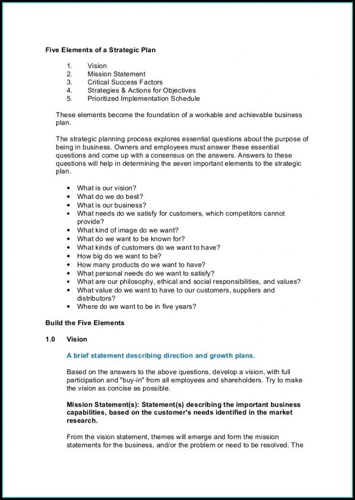 Avention Strategic Account Plan Template Avention Strategic Account Plan Template