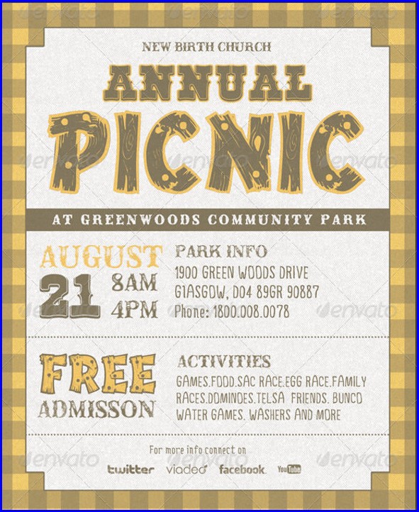 Bbq Picnic Invitation Template Bbq Picnic Invitation Template