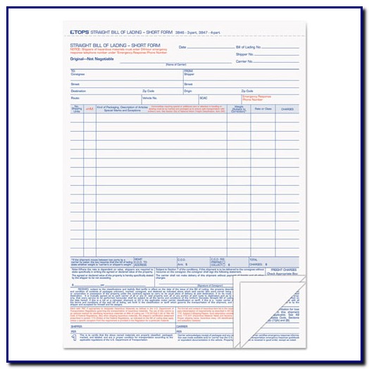 Bill Of Lading Form Office Depot Bill Of Lading Form Office Depot