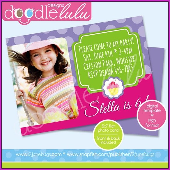 Birthday Invitation Templates Photoshop Birthday Invitation Templates Photoshop