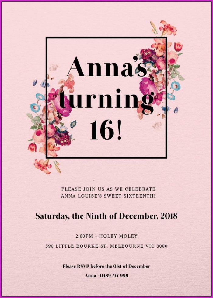 Birthday Invitation Templates With Photo Birthday Invitation Templates With Photo