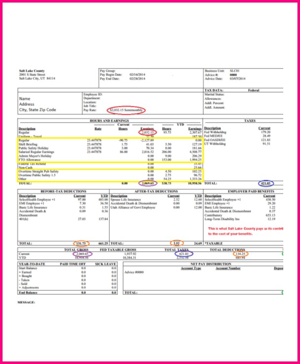 Check Stub Template For Word Check Stub Template For Word