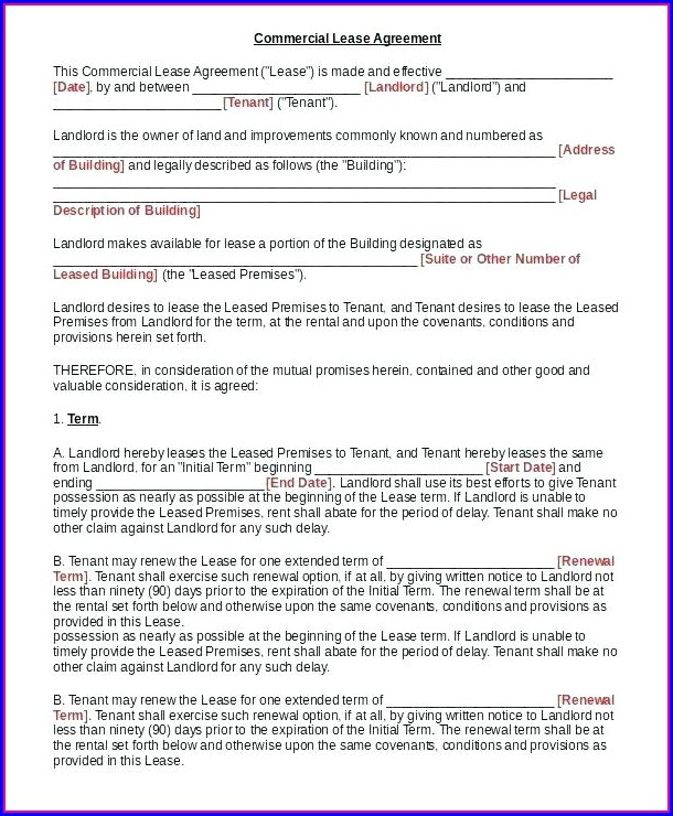 Commercial Real Estate Contract Forms For Free Commercial Real Estate Contract Forms For Free