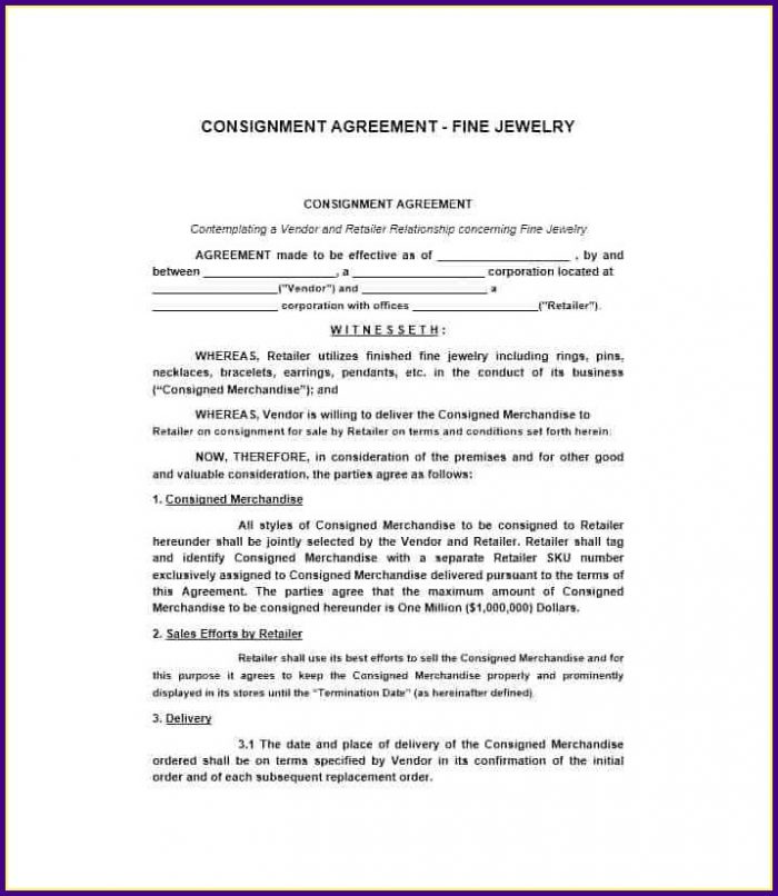 Consignment Stock Agreement Template South Africa Consignment Stock Agreement Template South Africa