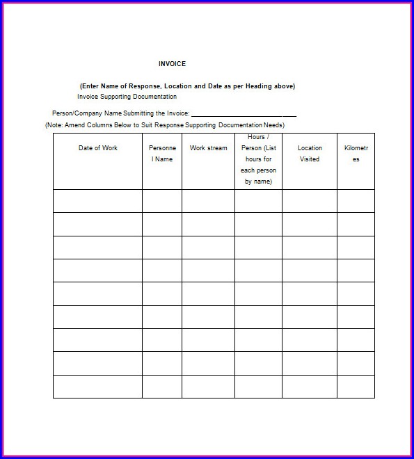 Contractor Invoice Forms Free Contractor Invoice Forms Free