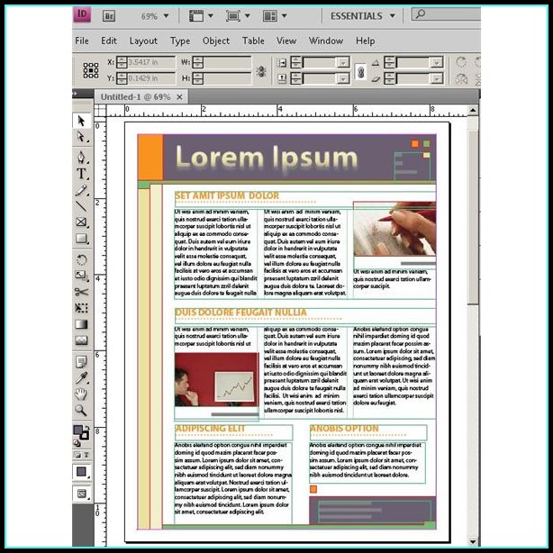 Creating A Newsletter Template In Indesign Creating A Newsletter Template In Indesign