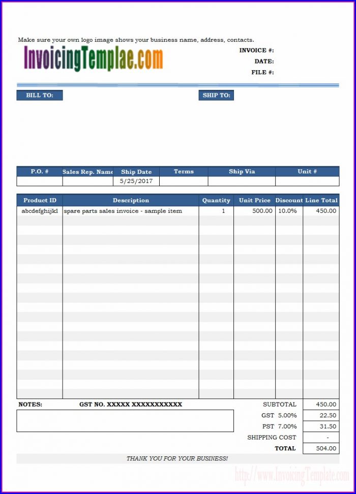 Electrical Contractor Invoice Template Free Electrical Contractor Invoice Template Free