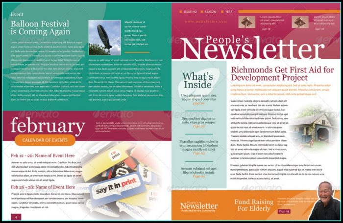 Email Newsletter Template Indesign Email Newsletter Template Indesign