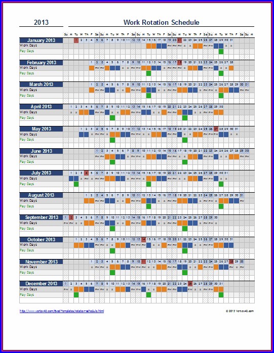 Employee Schedule Template In Excel Employee Schedule Template In Excel