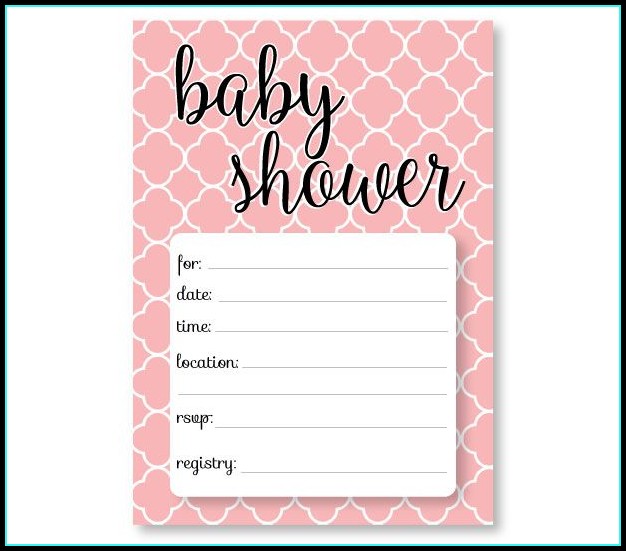 Free Baby Shower Invitation Templates For Girl Free Baby Shower Invitation Templates For Girl