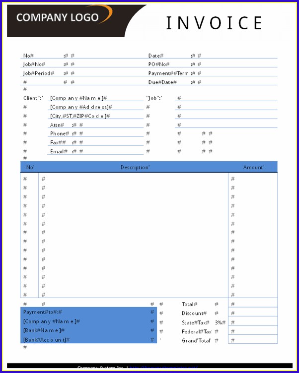 Free Consulting Invoice Template Word Free Consulting Invoice Template Word