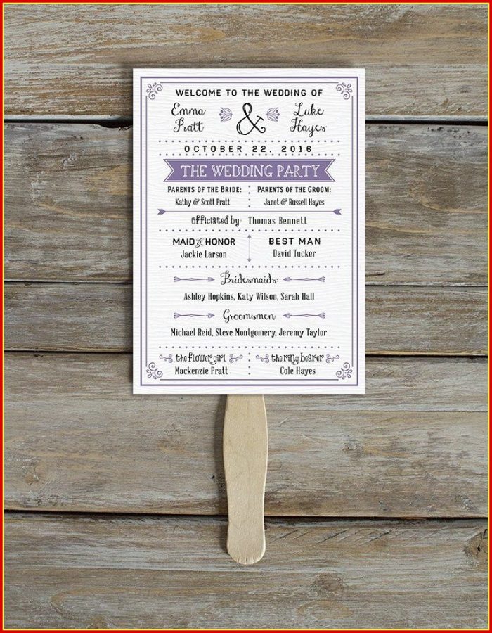 Free Downloadable Rustic Wedding Program Templates Free Downloadable Rustic Wedding Program Templates