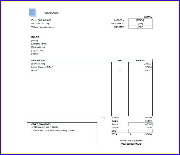 Free Invoice Template Wordpad Templates1 Resume Examples