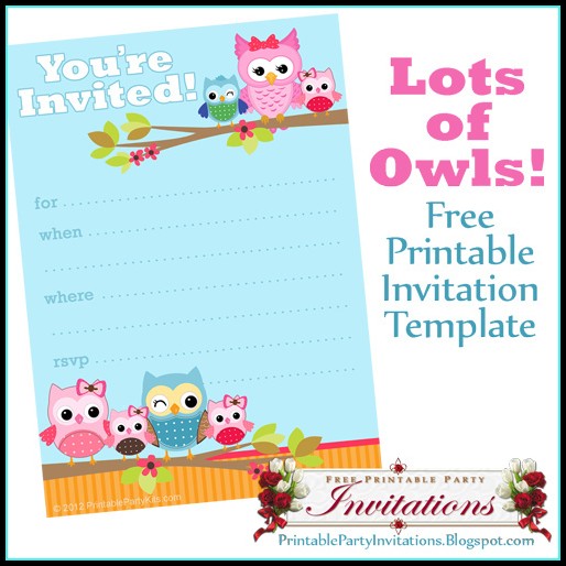 Free Owl Baby Shower Invitation Template Free Owl Baby Shower Invitation Template