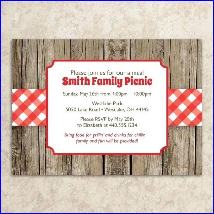 Free Printable Company Picnic Invitation Template Free Printable Company Picnic Invitation Template