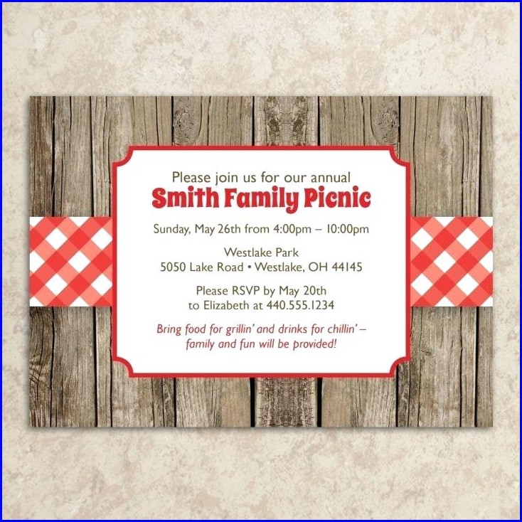 free printable company picnic