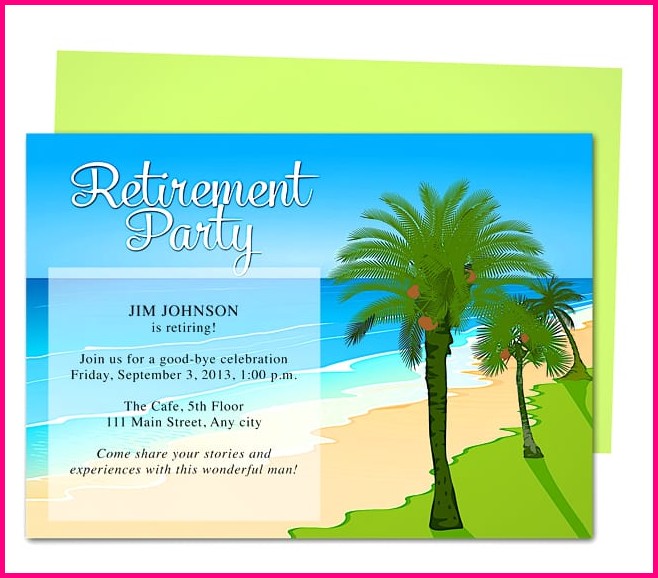 Free Printable Retirement Invitation Templates Free Printable Retirement Invitation Templates