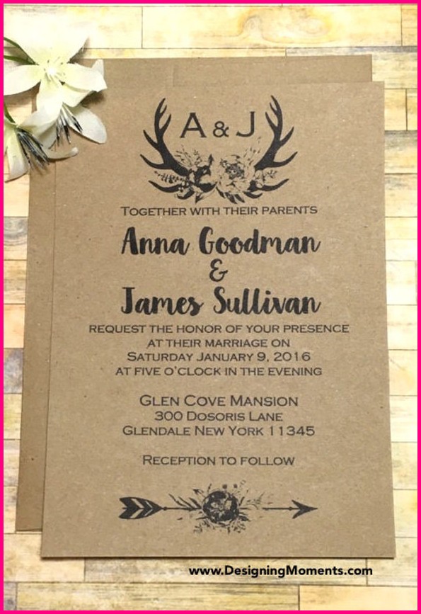 Free Printable Rustic Wedding Invitation Templates Free Printable Rustic Wedding Invitation Templates