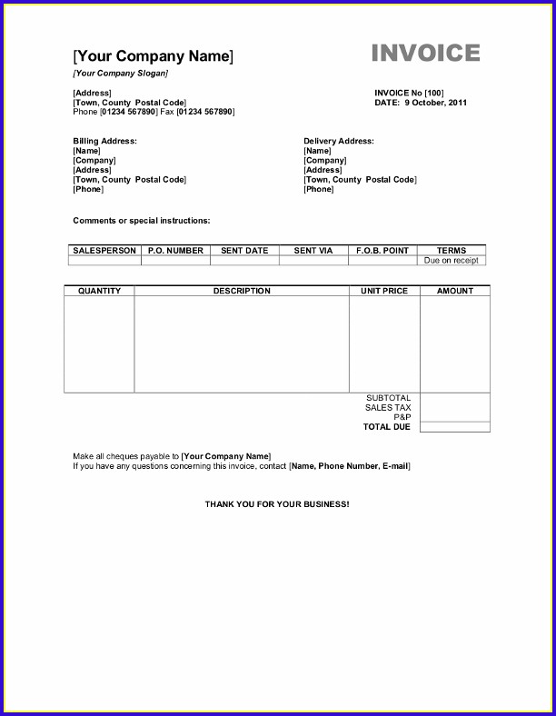 Free Receipt Template Microsoft Word Free Receipt Template Microsoft Word