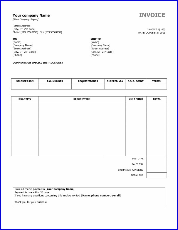 Freelance Invoice Template India Freelance Invoice Template India