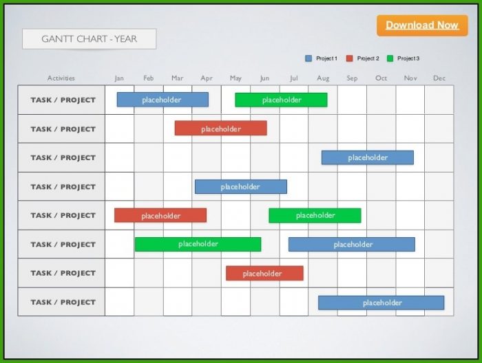 Gantt Chart Template Keynote Gantt Chart Template Keynote